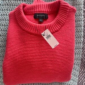 Banana Republic Women’s Coral Chunky Crewneck Sweater